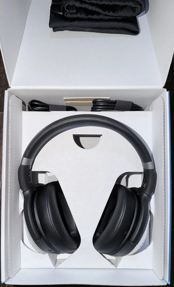 Sennheiser HD 450BT Noise-Canceling Wireless Over-Ear Headphones - Black Sealed  - Image 2 of 4