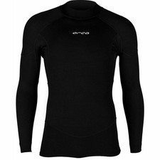 Orca Neoprene Mens Base Layer Top Black Long Sleeve Triathlon Jersey