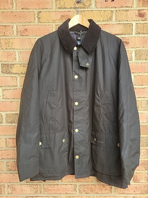 Barbour Ashby Wax Cotton Jacket Olive MWX0339OL71 Men's L (NWI)