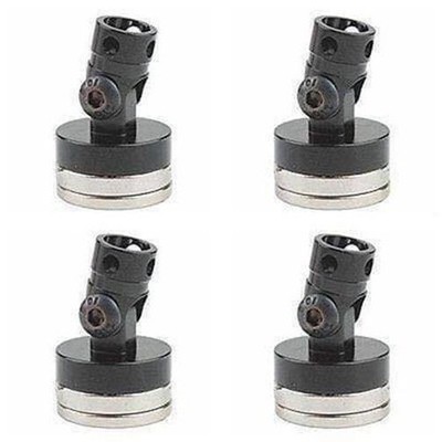 ABSIMA Aluminium Magnet Karosseriehalter schwarz (4 St.) / 2440040