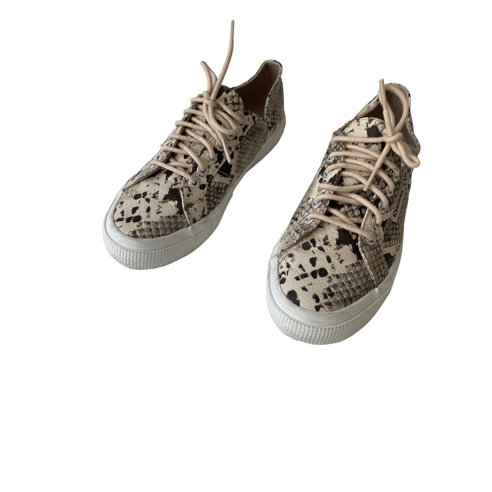 NWOT Superga Synth python snake print sneakers si… - image 13