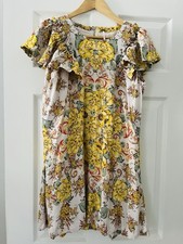 New Free People Yara Printed Mini Tea Combo Dress Size S/ Med