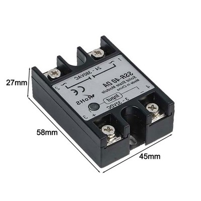 Temperature measuring set REX C100 with solid state relay and sensor
