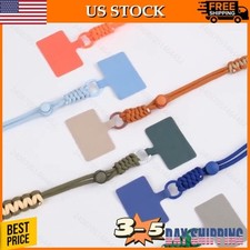 Soft Touch Handwoven Adjustable Mobile Phone Universal Lanyard Wrist Strap Rope