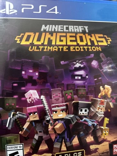 Minecraft Dungeons Ultimate Edition Sony PlayStation 4 PS4 2021 Pre Owned