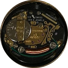 Vintage 1985 OMEGA DeVille Qz Cal.1455 Gold Guilloche 20mm Ladies Watch New Batt 14