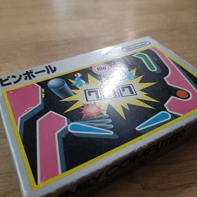 [FC] Pinball Silver Box with box theory Famicom *Inner box missing