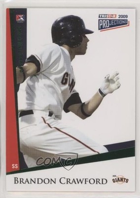 2009 TRISTAR PROjections Green 29/50 Brandon Crawford #81 0b0