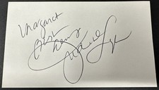 Judith Light Actress Signed Autograph 3 x 5 Card Law & Order Who's The Boss