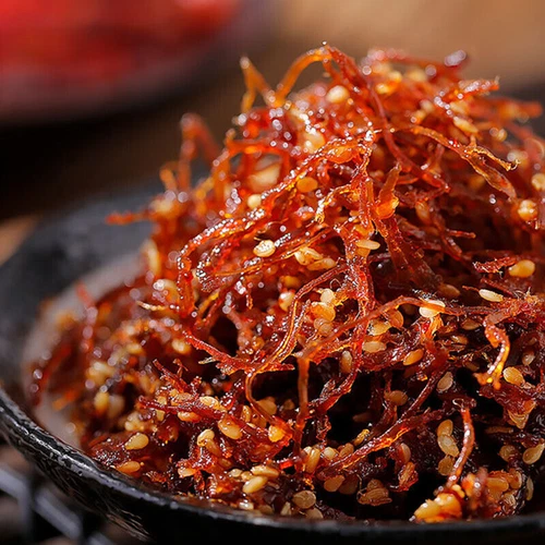 Chinese Specialty 81g*3 Beutel Dengying Shredded Beef Spicy Beef Casual Snacks - Bild 2 von 11