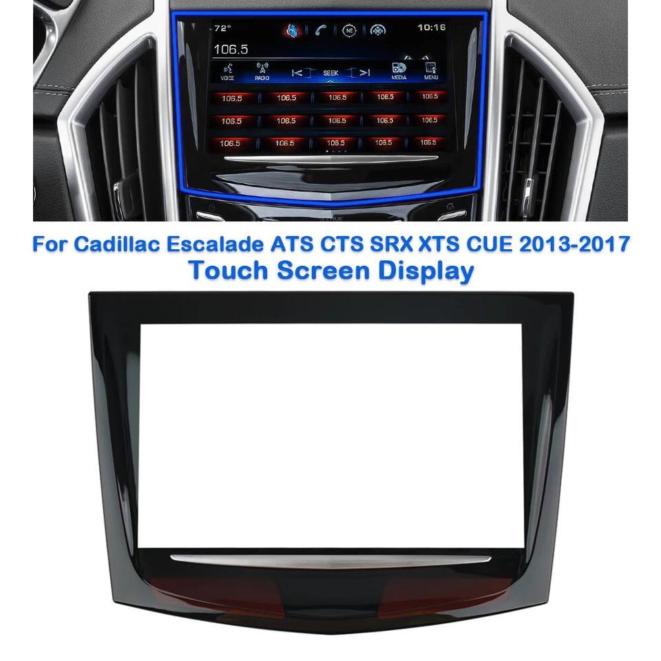 Pantalla táctil para Cadillac ATS CTS SRX XTS CUE 2013-2017 repuesto + herramienta Foto 3 de 4