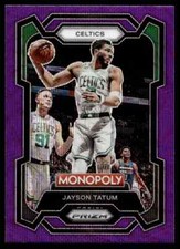 2023-24 Panini Prizm Monopoly #7 Jayson Tatum Purple Wave
