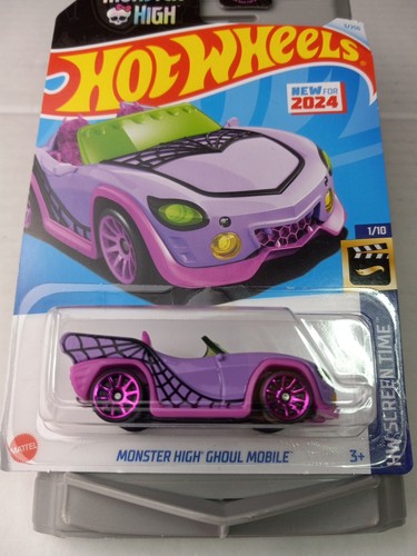 Hot Wheels Monster High 2024 Monster High Ghoul Mobile HW Screen Time #1/10 - Picture 4 of 11