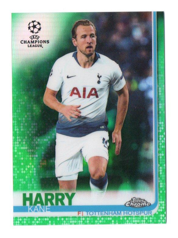 2018-19 Harry Kane /99 Topps Chrome UEFA Champions Green Refractor