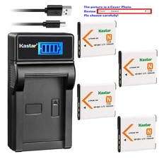 Kastar Battery LCD Charger for Sony NP-BN1 BC-CSN & Sony Cyber-shot DSC-W570