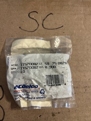 GM #11570082 LOT OF 10 METRIC HEAVY HEX FLANGE HEAD BOLT (1982-2022 GM ...