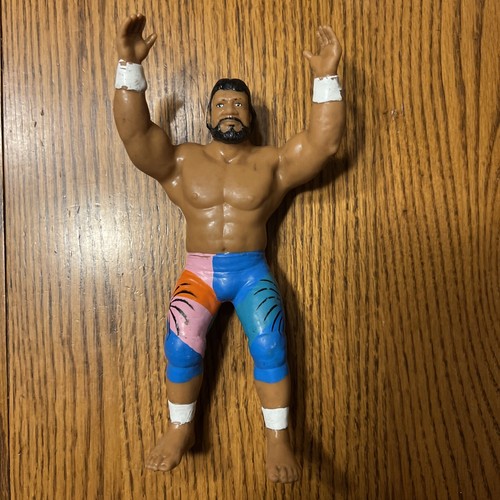 WWF HAKU WRESTLING ACTION FIGURE LJN 1989 BLACK CA...