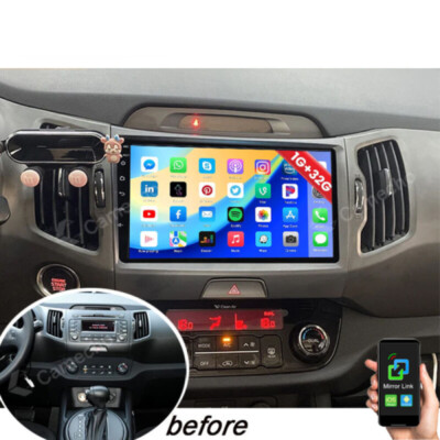 1+32G Für KIA Sportage 3 2010-2016 Autoradio Stereo GPS Navi WIFI RDS Android 15