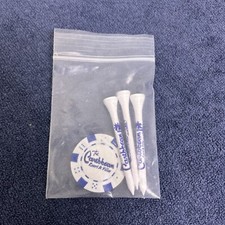 CARIBBEAN RESORT  Villas  Golf Ball Marker CHIP And Tee Free Ship