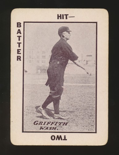 Clark Griffith 1913 Tom Barker Game card