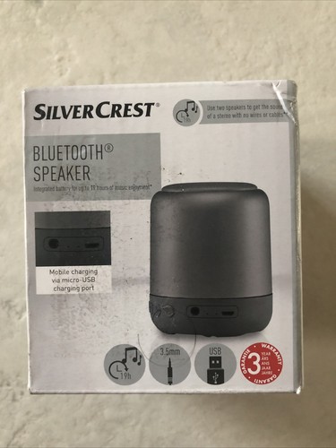 SilverCrest Bluetooth Speaker 3.5m Grey 