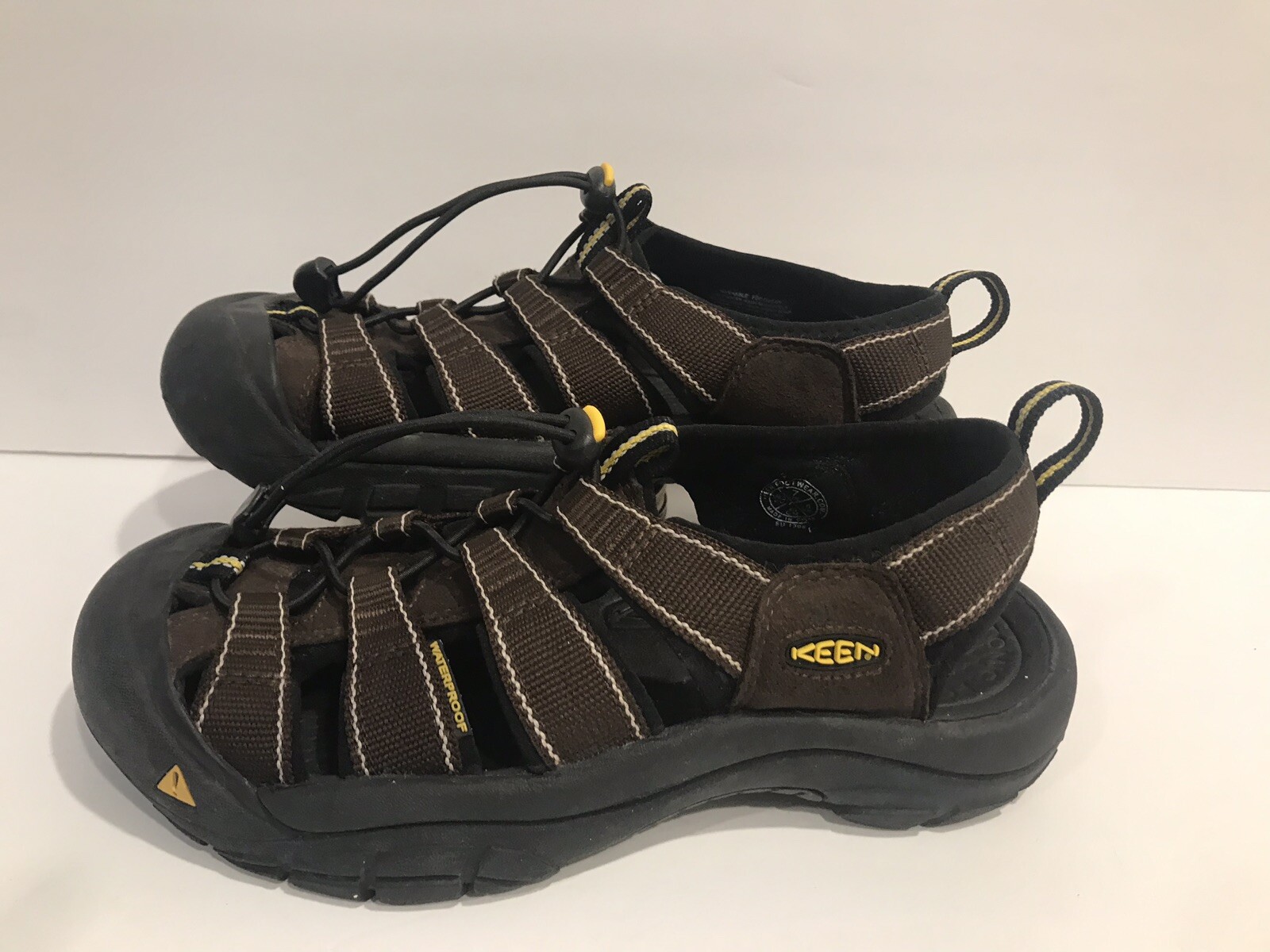 SCARPE DA ACQUA KEEN TRAIL SANDALI IN TELA IMPERMEABILI TAGLIA 7 M Marrone