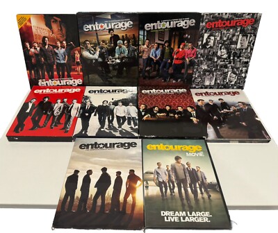 ENTOURAGE The Complete Series + Movie Seasons 1 2 3 4 5 6 7 8 DVD  