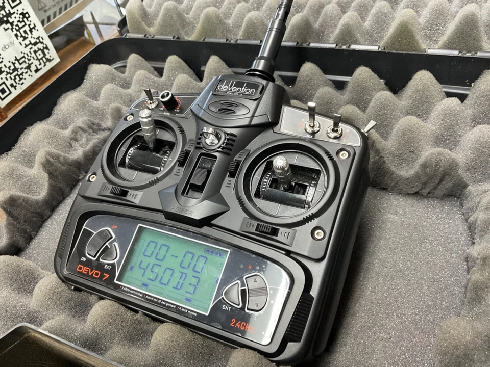 Sistema de radio Walkera DEVO 7 transmisor 2.4G original Foto 3 de 4