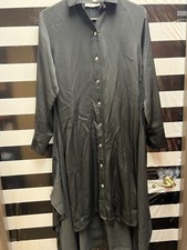 Women "Vince Camuto" blk long shirt dress. Size 2. Prev. Owned