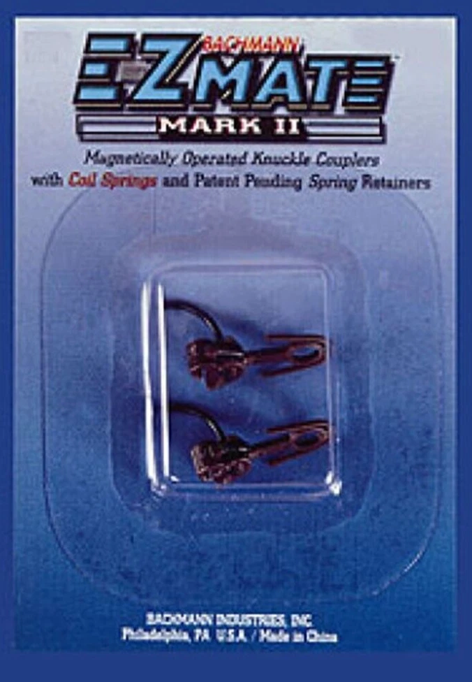 Bachmann 78029 EZ Mate 2 x MK2 Magnetic Knuckle Couplings Under