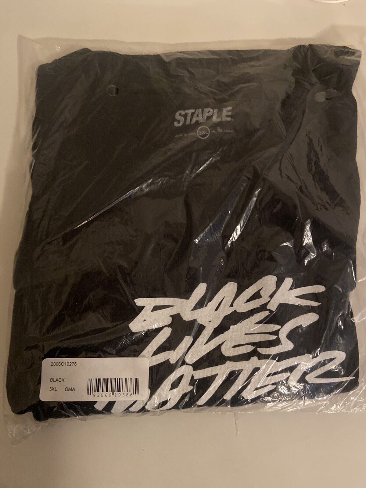 NEW! Staple x Futura BLM T-Shirt Men's 3XL Pigeon Black Lives