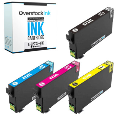 822XL T822XL Black Color Ink Cartridges Lot For Epson WorkForce