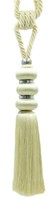 DÉCopro Quasten Vorhanghalter, Farbe# A2 - Creme Ivory [Einzeln Verkauft]