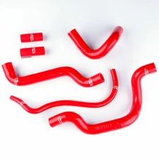 ZAP 2007 08 For Hyosung GT650 GT 650 GT650R RED Radiator Silicone Hose Kits Pipe