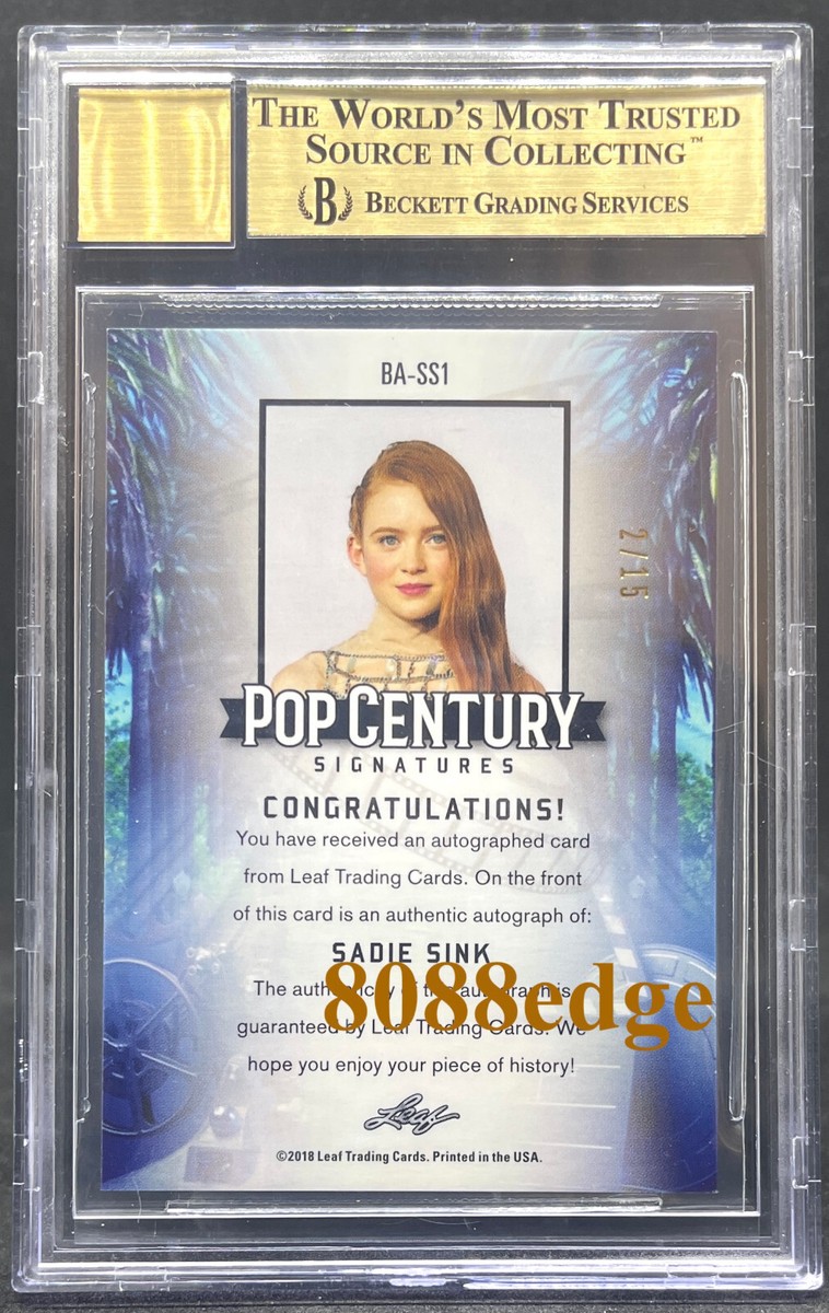 2018 POP CENTURY METAL AUTO: SADIE SINK #2/15 