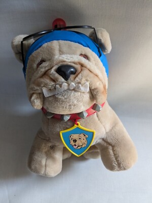 Mattel My Watchdog 1992 Vintage Bulldogge mit Taschenlampe,Gebell &Sirene Defekt