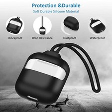 Shockproof Airpods Case Soft Silicone Protective Skin for Apple Airpods 1 2 Gen