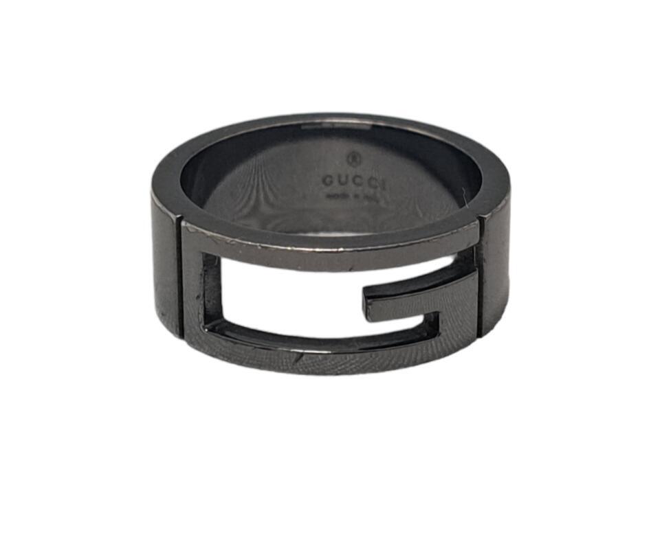 GUCCI リング サイズ15 SV925/8.0g GUCCI 【中古】GUCCI ツイストG リング シルバー ブルートパーズ