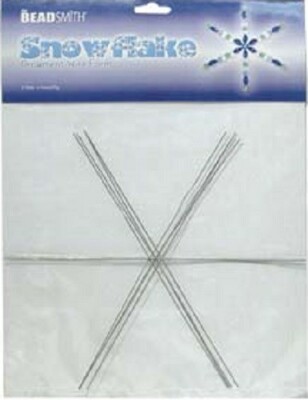 Bead Wire Form Set Snowflake 9'' (4 pcs) Beadsmith WS9