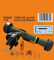 Special Hobby 3D Print FGM-148 Javelin Anti-Tank Missile, 1:35 Art. P35005