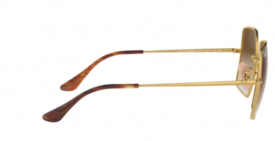 Original RAY BAN Sqare 1971 914751 Metall Unisex Braun Verlauf Sonnenbrille Neu - Bild 3 von 4