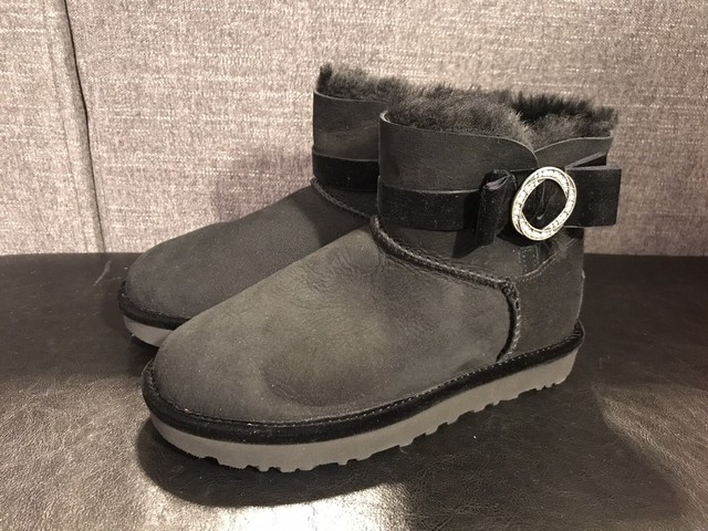 ugg mini studded bling grey