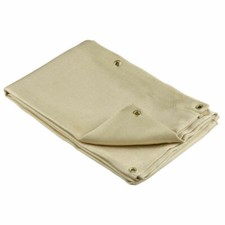 4" x 6" Welding Blanket Fire Flame Retardant Fiberglass Safety Shield Grommets