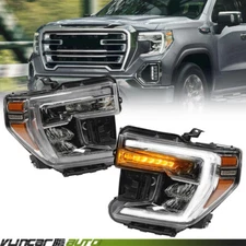 2P For 2019-2021 GMC Sierra 1500 [Full LED] Headlights Headlamps Left & Right