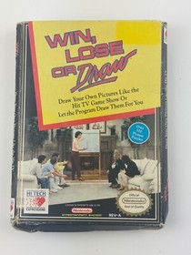 Win, Lose or Draw (Nintendo Entertainment System, 1990) NES Comes w/Original Box