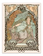 Ilsee, Princesse de Tripoli 1897 by ALPHONSE MUCHA -Unframed- Premium Art Print