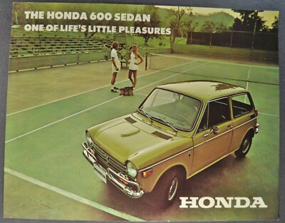 HONDA Mercedes-Benz PORSCHE 洋書 まとめ売り 1971 Honda 600 Sedan Sales Brochure Sheet Excellent Original 71 | eBay