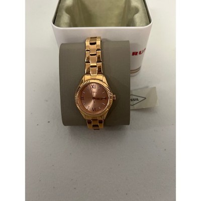 Fossil BQ3639 Rye Three-Hand Date Rose Gold-Tone Stainless  display picture 1