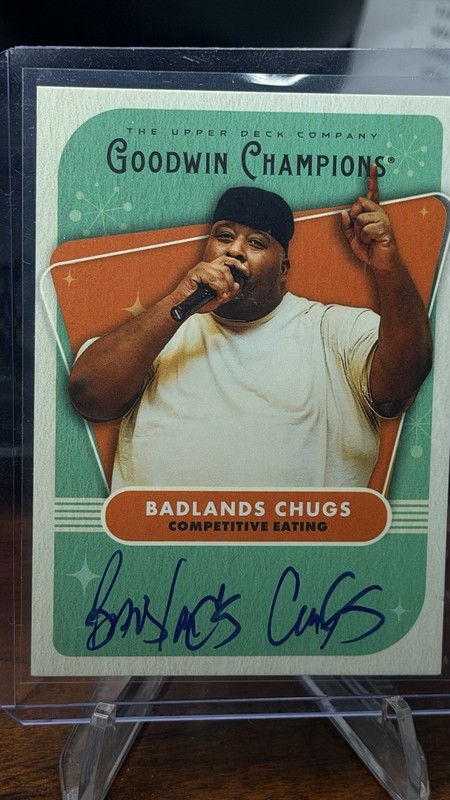 2026 Upper Deck Goodwin Champions Goudey Badlands Chugs  Auto On Card AA-BC