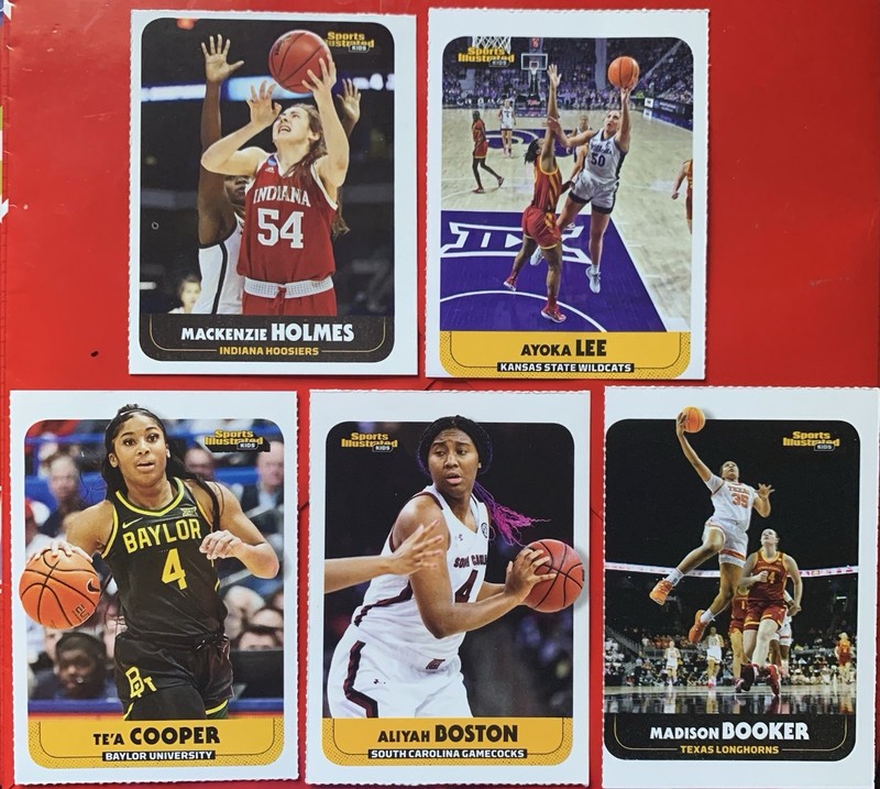 2020-25 Sports Illustrated For Kids NCAA Basketball Stars Lot Of 5 !